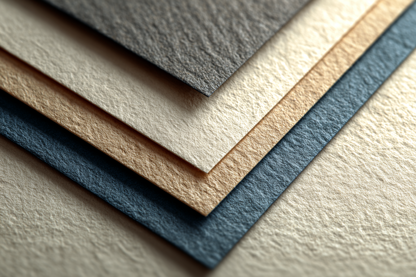 Layered paper texture detail